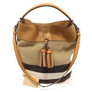 House Check Ashby Susanna Medium Tassel Hobo
